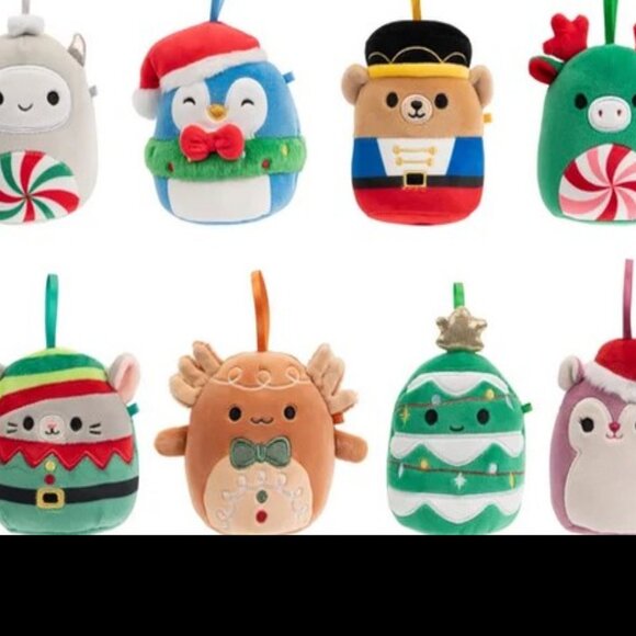 Squishmallows 4-inch Ornament Plush 8-pack Assorted NIB - Picture 4 of 4